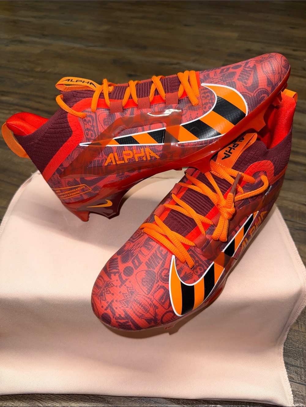 Nike Alpha Menace 4 Elite NRG 'Picante Red' Elite Football Cleats